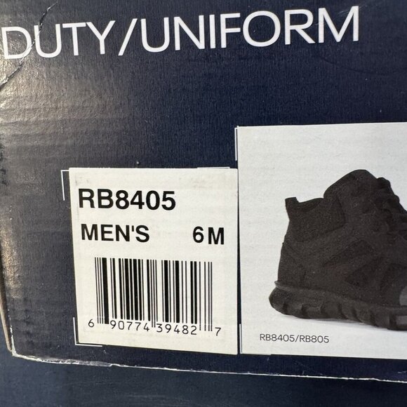Reebok Mens Sublite Cushion Tactical Sneaker Black Size 6M main image 4